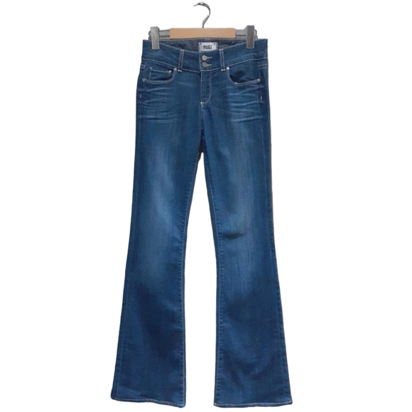 Paige Premium Denim Women's Hidden Hills Avalon Low Rise Flare Size 26 - Picture 2 of 14